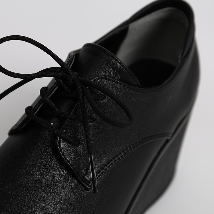 Lace-up platform loafers (1color) thumb3