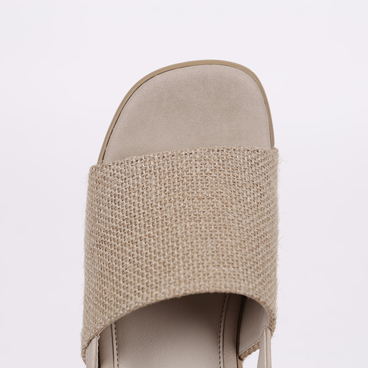 Jute platform sandal (2color) thumb6